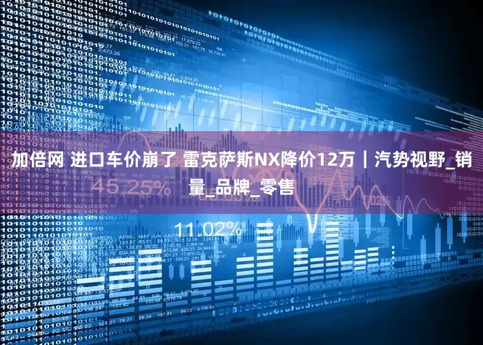 加倍网 进口车价崩了 雷克萨斯NX降价12万|汽势视野_销量_品牌_零售